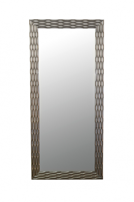 MIRROR WITH WAVY FRAME CHAMPAGNE POLYESTER DIMENSION WITH FRAME 112CM HEIGHT 112CM PLATOSCH3E